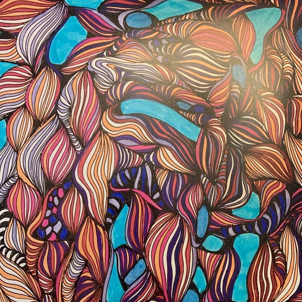 Blue Waves- an 8 by 10 print of my original work